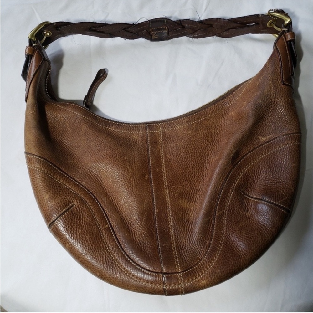 Coach Leather Hobo Bag